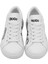 Unisex Çocuk Vegan Deri Beyaz Sneakers - Party Tasarım 3