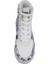 Kadın Vegan Deri Beyaz High Sneakers - New York State of Mind Tasarım 8