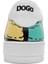 Kadın Vegan Deri Beyaz Sneakers - Dogo Sketch Tasarım 8