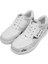 Kadın Vegan Deri Beyaz Sneakers - Black Cats Only Tasarım 2