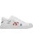 Kadın Vegan Deri Beyaz Sneakers - Cats on the Beach Tasarım 8