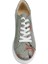 Kadın Vegan Deri Bej Sneakers - Run Little Fox Tasarım 7