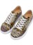 Kadın Vegan Deri Çok Renkli Günlük Sneakers - Smell The Flowers Tasarım 2