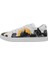 Erkek Vegan Deri Beyaz Sneakers - Night Lovers Tasarım 2