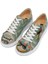 Kadın Vegan Deri Mavi Günlük Sneakers - Sweet Escape Tasarım 2