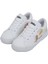 Unisex Çocuk Vegan Deri Beyaz Sneakers - Mission Cheese Possible Tasarım 1