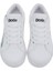 Unisex Çocuk Vegan Deri Beyaz Sneakers - Mission Cheese Possible Tasarım 2