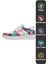 Kadın Vegan Deri Beyaz Sneakers - Pop the Art Tasarım 7