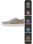 Kadın Vegan Deri Gri Sneakers - Astronomy Map Tasarım 6