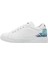 Unisex Çocuk Vegan Deri Beyaz Sneakers - To the Beach Tasarım 7