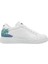 Unisex Çocuk Vegan Deri Beyaz Sneakers - To the Beach Tasarım 8