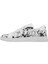 Kadın Vegan Deri Beyaz Sneakers - Sunset Animals Tasarım 6