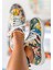 Kadın Vegan Deri Çok Renkli Sneakers - Beauty in Chaos Tasarım 3