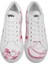 Kadın Vegan Deri Beyaz Sneakers - Pink Paradise Tasarım 4