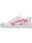 Kadın Vegan Deri Beyaz Sneakers - Pink Paradise Tasarım 7