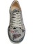 Kadın Vegan Deri Çok Renkli Sneakers - Queen of Meows Tasarım 7