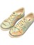 Kadın Vegan Deri Mavi Sneakers - Explore Tasarım 1