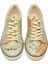Kadın Vegan Deri Mavi Sneakers - Explore Tasarım 3