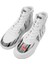 Kadın Vegan Deri Beyaz High Sneakers - You're the Colour of My Life Tasarım 3