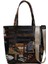 Kadın Vegan Çok Renkli Large Tote Bag - Family Time Tasarım 2