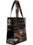 Kadın Vegan Çok Renkli Large Tote Bag - Family Time Tasarım 6