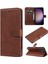 Kart Yuvası Klasik Düz Renk ile Samsung Galaxy S24 Ultra Için Flip Case (Yurt Dışından) 4