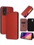 Tcl 501 Tam Koruma Deri Folio Flip Case Kart Ekleme Için Kılıf (Yurt Dışından) 4