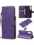 Kart Yuvası ile Samsung Galaxy S21 Fe Klasik Düz Renk Için Flip Case (Yurt Dışından) 1