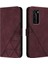 Huawei P40 Pro Flip Folio Kitap Koruyucu Kredi Kartı Tutucu Pu (Yurt Dışından) 1