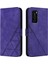 Huawei P40 Pu Deri Flip Folio Kitap Koruyucu Cüzdan Kapak (Yurt Dışından) 1