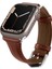 Ciel by CYRILL Apple Watch 42mm Seri 10 - 41mm Seri 9/8/7 - 40mm Seri SE2/SE/6/5/4 Kordon Kayış Kajuk Band Chestnut - AMP05442 2