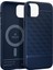 Caseology iPhone 15 Kılıf Parallax Mag MagSafe özellikli Midnight Blue - ACS06819 4
