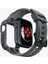Apple Watch 45mm (Seri 9/8/7) Kılıf & Kordon Kayış Rugged Armor Pro Dark Gray - ACS07387 8
