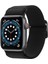 Apple Watch 49mm Ultra 2/1 - 46mm Seri 10 - 45mm Seri 9/8/7 - 44mm Seri SE2/SE/6/5/4 Kordon Kayış Band Lite Fit Black - AMP02286 1