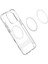 Caseology iPhone 15 Pro Kılıf Capella Mag MagSafe özellikli Kickstand Clear Red - ACS07090 8