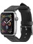 Apple Watch 49mm Ultra Seri 3/2/1 - 46mm Seri 11/10 - 45mm Seri 9/8/7 - 44mm Seri SE3/SE2/SE/6/5/4 ile Uyumlu Kordon Kayış Band Retro Fit Black - 062MP25079 1
