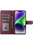 Iphone 14 Için Flip Case Artı Kapak Kapak Kılıf Cüzdan Basit (Yurt Dışından) 4