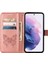 Samsung Galaxy S22 5g Kabartma Kelebek Premium Deri Flip Case (Yurt Dışından) 5
