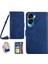 Onur Için Kılıf 90 Lite Telefon Kılıfı Deri Cüzdan Kelebekler ve Çiçekler &amp; (Yurt Dışından) 1
