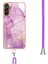 Samsung Galaxy A13 5g Mermer Anti-Scratch Yumuşak Crossbody Kordon (Yurt Dışından) 2