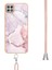 Samsung Galaxy A22 5g Crossbody Kordon Askısı Mermer Anti-Scratch Için Kılıf (Yurt Dışından) 1