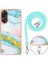 Oppo Oppo 8t 4g Tampon Mermer Crossbody Kordon Askısı Için Kılıf Yumuşak (Yurt Dışından) 4