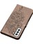 Samsung Galaxy S22 5g Kabartma Kelebek Premium Deri Flip Case (Yurt Dışından) 3