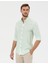 Erkek Yeşil Slim Fit Uzun Kollu Gömlek 50268183-VR054 3