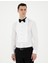Erkek Beyaz Slim Fit Smokin Gömlek 50286242-VR013 3