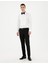 Erkek Beyaz Slim Fit Smokin Gömlek 50286242-VR013 4