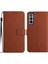 Samsung Galaxy S21 Fe Manyetik Kapak Için Flip Case Kart Yuvası Pu ile Standı (Yurt Dışından) 1