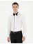Erkek Beyaz Slim Fit Smokin Gömlek 50286241-VR013 3