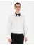 Erkek Beyaz Slim Fit Smokin Gömlek 50286244-VR013 1