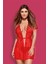 Lacyladyzarifveşık Kırmızı Dantelli Gecelik TM8102 1